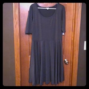 Lularoe Nicole Dress- Darker Grey